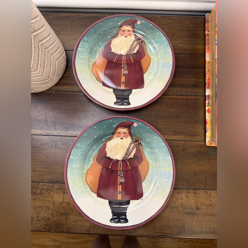 VTG Block Father Christmas by Gear  Plates set